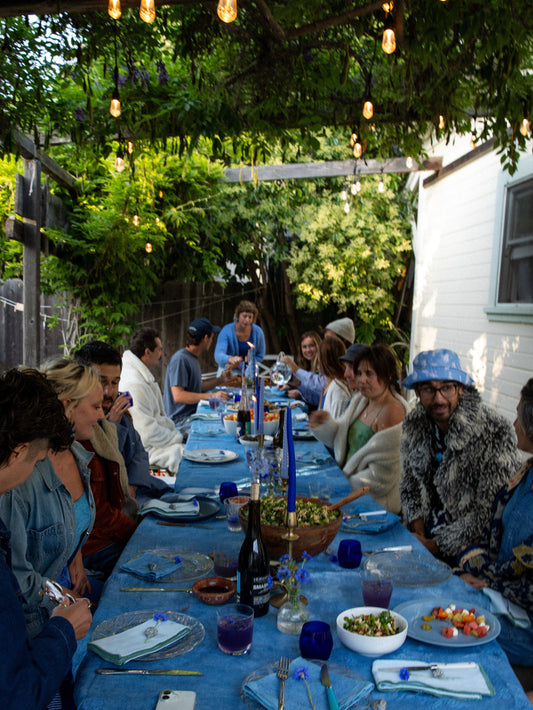 Summer Solstice Blue themed party