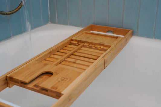 Bamboo Bathtub Caddy